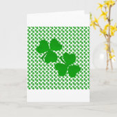Carte Trèfle irlandais (Fleur jaune)
