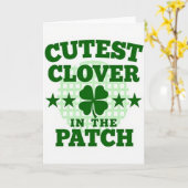 Carte Trèfle le Plus Mignon du Patch (Fleur jaune)