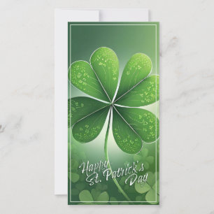 Carte Trèfles verts Joyeuse St. Patrick (8) c