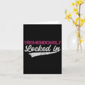 Carte Tremendously Locked In (Fleur jaune)