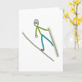 Carte Tremplin Stickman (Fleur jaune)
