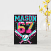 Carte Trendy Mason 67 Mem Ice Cream Drip Baseball Birthd (Fleur jaune)