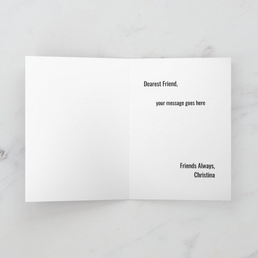 Carte Trendy Red Las Vegas Showgirl Bridesmaid Proposal (Intérieur)