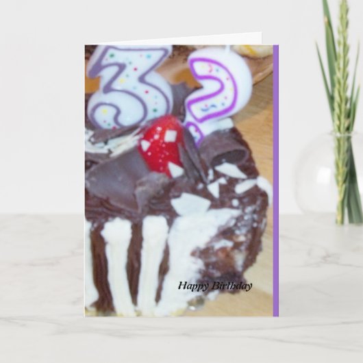 Carte Trente ans (Devant)