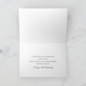 Carte trente-cinquième Anniversaire de mariage, deux (Intérieur)