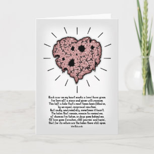 Carte Très beau coeur