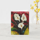 Carte Tres Fleurs (Fleur jaune)