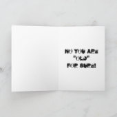 CARTE TRÈS MAD SKELETON SUR "VOTRE" AU-DESSUS DE LA COLL (Intérieur)