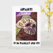 CARTE TRÈS MAD SKELETON SUR "VOTRE" AU-DESSUS DE LA COLL (Fleur jaune)