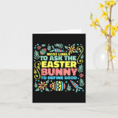 Carte Très Probable De Demander Chasse D'Oeufs Drôle De (Fleur jaune)