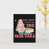 Carte Très Probable De Manger Tous Les Gâteaux De Noël C (Fleur jaune)