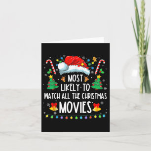 Carte Très Probable De Voir Tous Les Films De Noël Fami