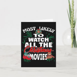 Carte Très Probable De Voir Tous Les Films De Noël Fami