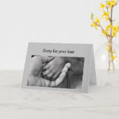 Carte Très sincères condoléances perte de chien animal d (Fleur jaune)