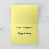 Carte Trésor d'anniversaire (Intérieur)