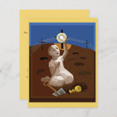 Carte Trésor dans un champ (Devant / Derrière)