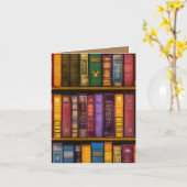 Carte Trésors littéraires - Livres anciens classiques (Fleur jaune)