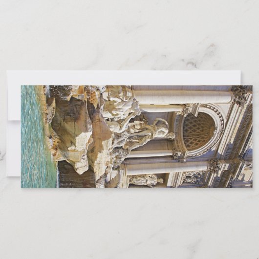 Carte Trevi fountain (Dos)