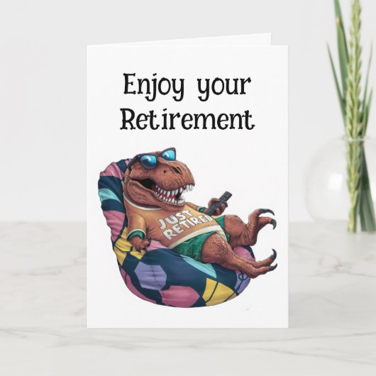 Carte Trex assis sur un fauteuil de sac de haricot avec (Devant)