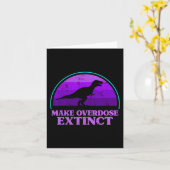 Carte Trex Dinosaure Purple Faire Overdose Extincte (Fleur jaune)