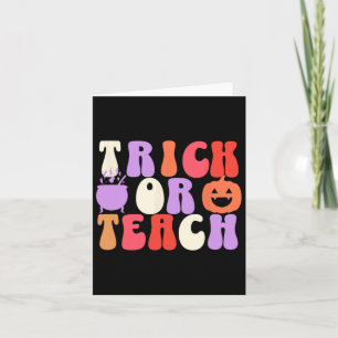 Carte Tri Ou Enseigner Halloween Enseignant Super