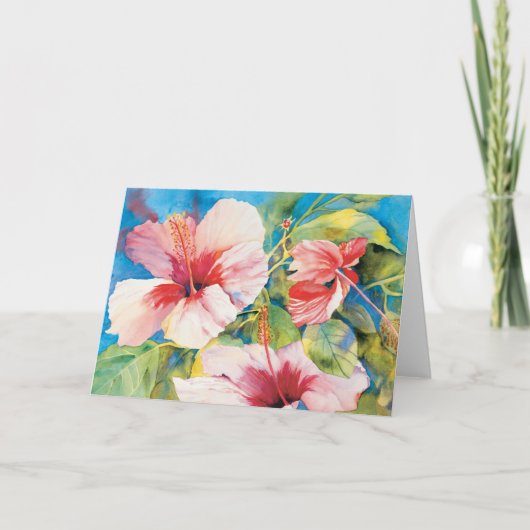 Carte Triade Hibiscus (Devant)