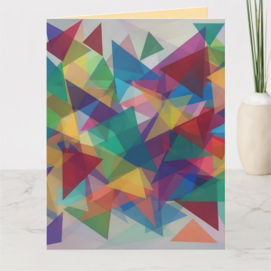Carte Triangle Conçu (Devant)
