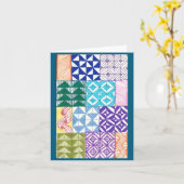 Carte Triangles (Fleur jaune)