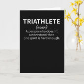 Carte Triathlon Endurance Sports Triathlon Lover Cadfts (Fleur jaune)