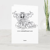 Carte tribale de danseuse du ventre de fusion de (Dos)