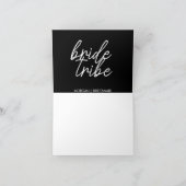 Carte Tribe de mariée | Proposition moderne de parti nup (Intérieur)