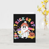 Carte Trick Or Ot Occupational Therast Ghost Halloween W (Fleur jaune)
