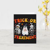 Carte Trick Or Pt Physical Therapy Therast Halloween  (Fleur jaune)