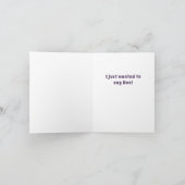 Carte Trick or Treat Cute and Adorable Halloween Boo (Intérieur)