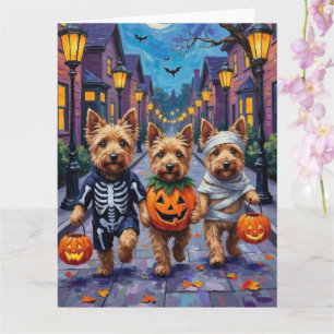 Carte Trick-or-Treat Halloween Terrier Dandie Dinmont