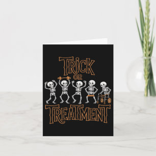 Carte Trick Or Treatment Pt Physiothérapeute Halloween H