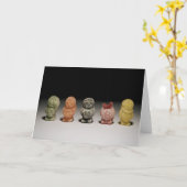 Carte Trick ou traitement ? (Fleur jaune)