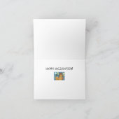 CARTE TRICK OU TRAITEMENT BAT WING ZEBRA, CUTE HALLOWEEN (Intérieur)