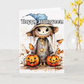 Carte Trick Ou Traitement De L'Écarteur D'Halloween (Fleur jaune)