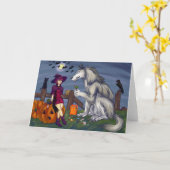 Carte Trick ou Treat Buddies (Fleur jaune)