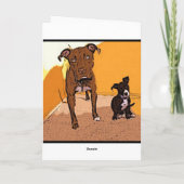 Carte Trick ou Treat Happy Halloween Chiens (Dos)