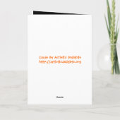 Carte tricksortreats (Dos)