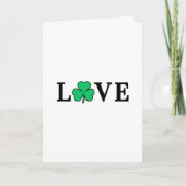 Carte Tricolor Ireland Trèfle Shamrock Couverture Univer (Devant)