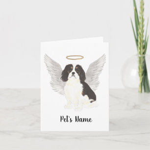 Carte Tricolore Cavalier Roi Charles Espagnol Sympathie