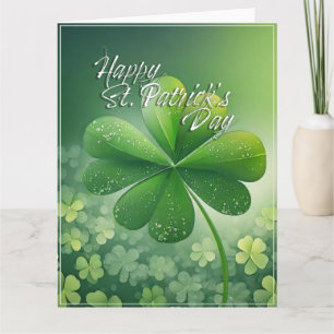 Carte Tricolores de Shamrocks Joyeuse Saint-Patrick (7)