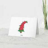 Carte Tricot de Noël (Dos)