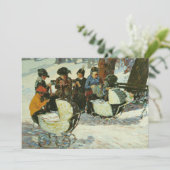 Carte Tricot pour les soldats | George Luks (Debout devant)