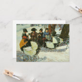 Carte Tricot pour les soldats | George Luks (Devant/Arrière en situation)