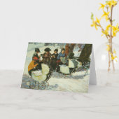 Carte Tricot pour les soldats | George Luks (Fleur jaune)