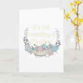 Carte Tricot tricoteur "J'aime le tricot" (Fleur jaune)